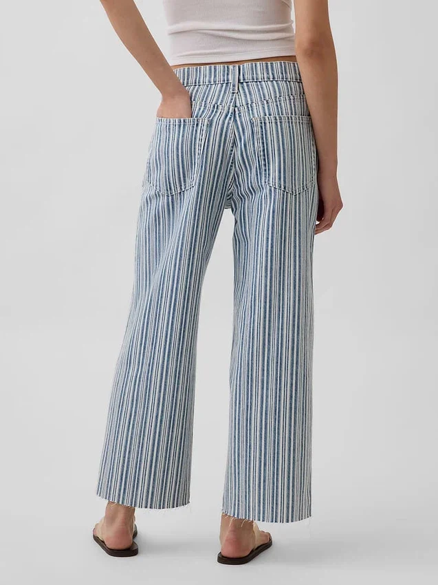 Düşük Bel Rahat Krop Jean'ler