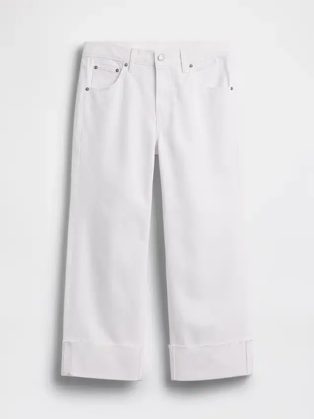 Düşük Bel Rahat Krop Jean'ler