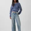 Düşük Bel Rahat Krop Jean'ler