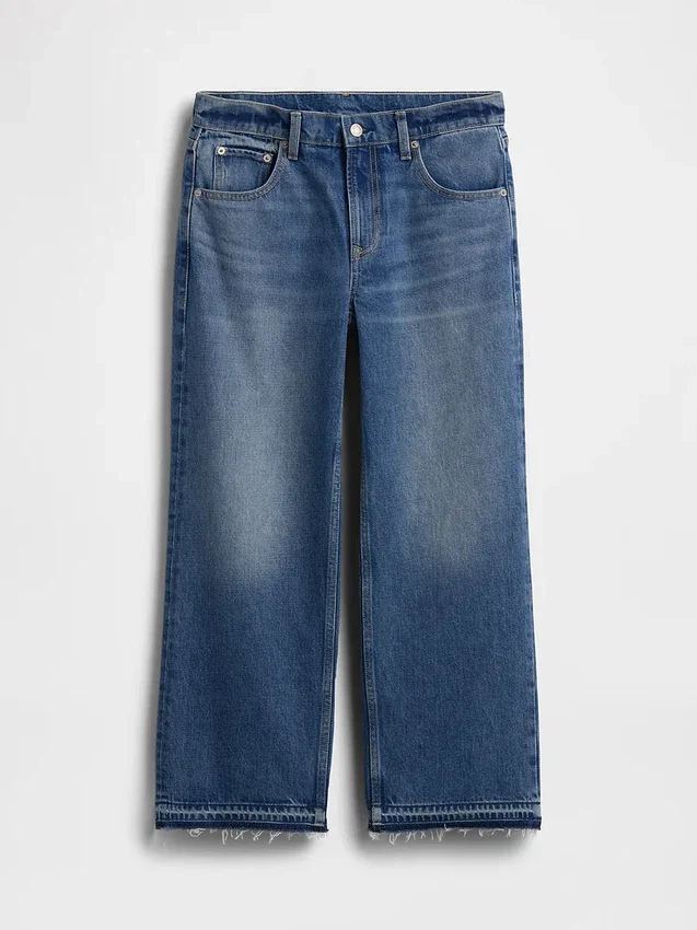 Düşük Bel Rahat Krop Jean'ler