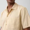 Dobby Rahat Düz Etekli Gömlek