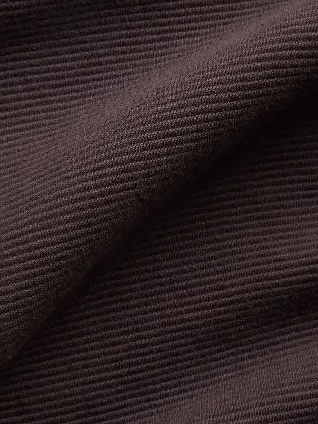 Dokulu Pamuklu Oversized Yarım Fermuarlı Kazak