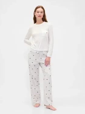 En Yumuşak Modal Cepli Pijama Tişört