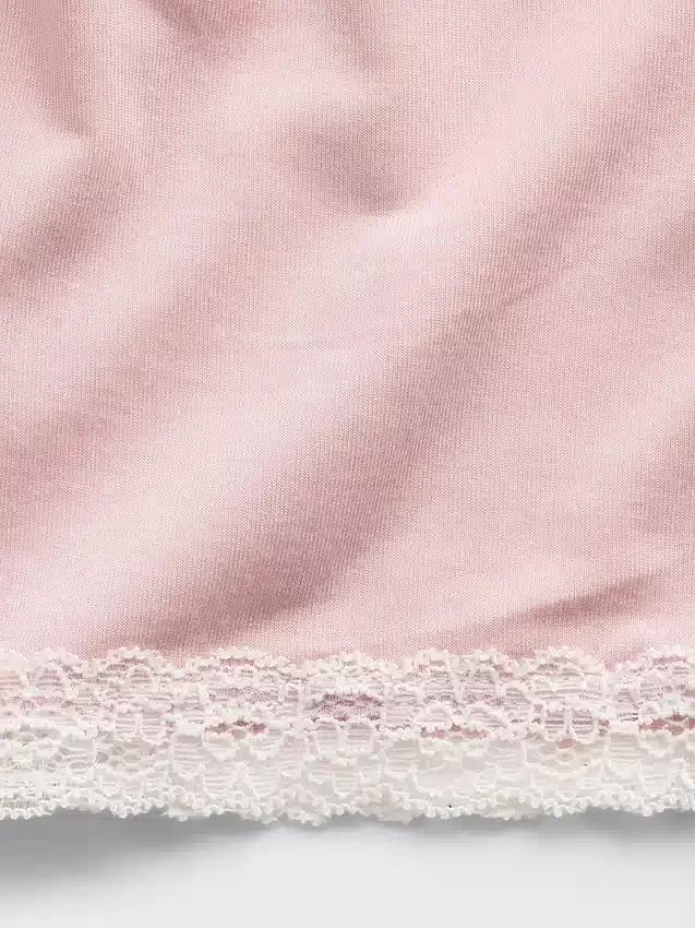 En Yumuşak Modal Dantel Süslemeli Pijama Şortu