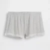En Yumuşak Modal Dantel Süslemeli Pijama Şortu