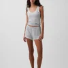 En Yumuşak Modal Dantel Süslemeli Pijama Tank Top