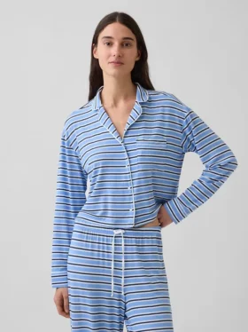 En Yumuşak Modal Kısa Pijama Üst Giyim