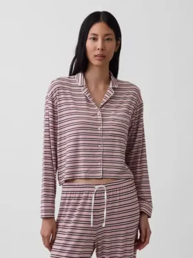 En Yumuşak Modal Kısa Pijama Üst Giyim