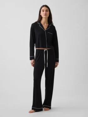 En Yumuşak Modal Kısa Pijama Üst Giyim