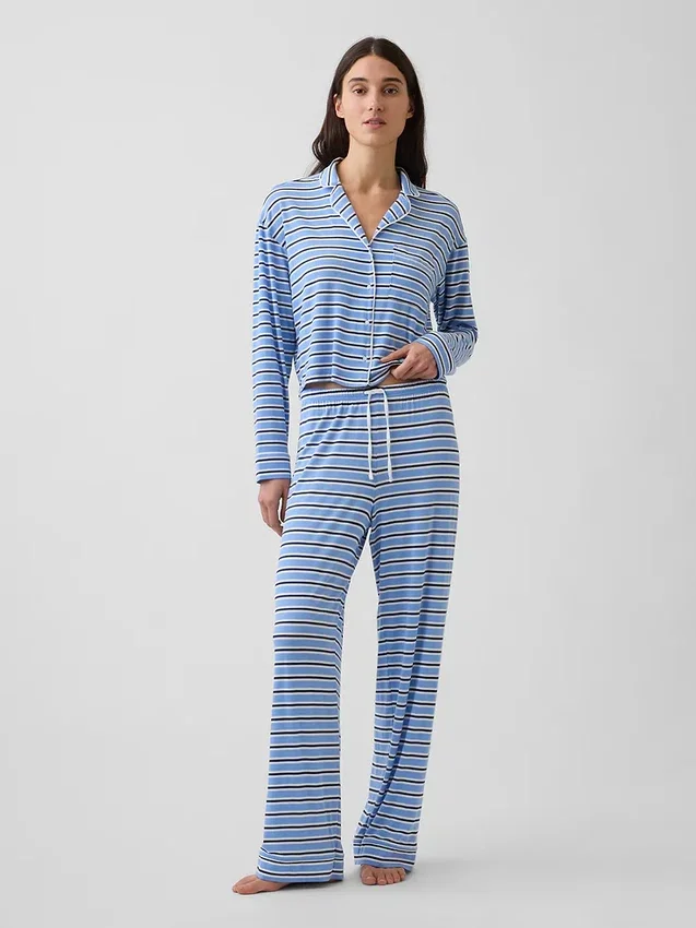 En Yumuşak Modal Kısa Pijama Üst Giyim