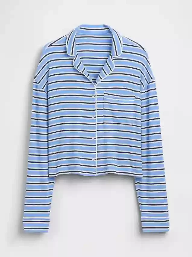 En Yumuşak Modal Kısa Pijama Üst Giyim