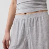 En Yumuşak Modal Ribana Pijama Şortları