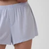 En Yumuşak Modal Ribana Pijama Şortları