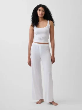 En Yumuşak Modal Ribana Pijama Pantolonu