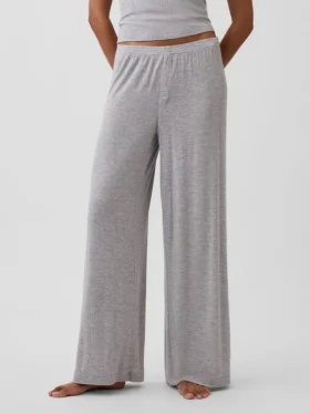 En Yumuşak Modal Ribana Pijama Pantolonu