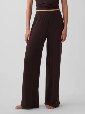 En Yumuşak Modal Ribana Pijama Pantolonu