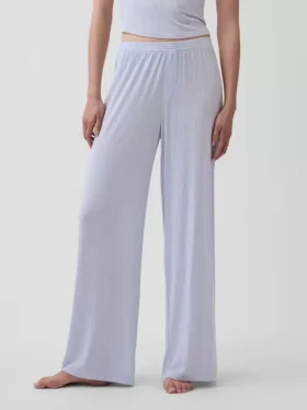 En Yumuşak Modal Ribana Pijama Pantolonu