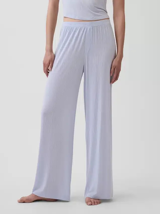 En Yumuşak Modal Ribana Pijama Pantolonu