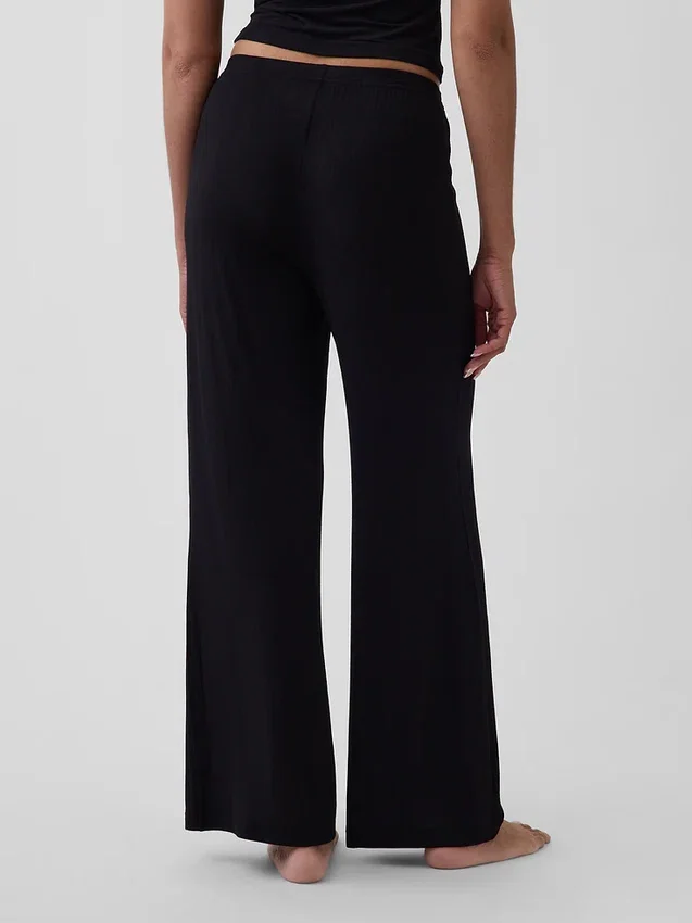 En Yumuşak Modal Ribana Pijama Pantolonu