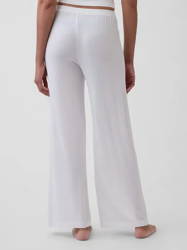 En Yumuşak Modal Ribana Pijama Pantolonu