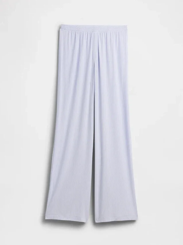 En Yumuşak Modal Ribana Pijama Pantolonu