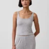En Yumuşak Modal Ribana Pijama Tank Top