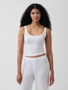 En Yumuşak Modal Ribana Pijama Tank Top