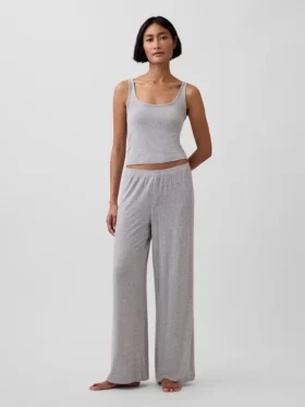 En Yumuşak Modal Ribana Pijama Tank Top