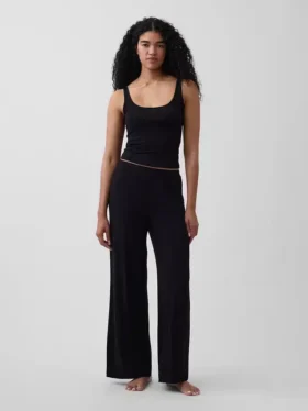En Yumuşak Modal Ribana Pijama Tank Top
