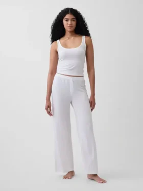 En Yumuşak Modal Ribana Pijama Tank Top