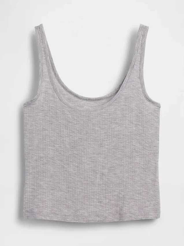 En Yumuşak Modal Ribana Pijama Tank Top