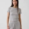 En Yumuşak Modal Ribana Pijama Tişörtü