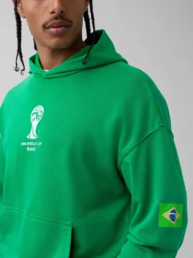 FIFA Dünya Kupası™ Vintagesoft Havlu Kumaş Oversized Kapüşonlu Sweatshirt