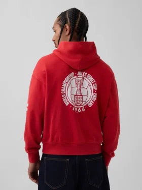 FIFA Dünya Kupası™ Vintagesoft Havlu Kumaş Oversized Kapüşonlu Sweatshirt