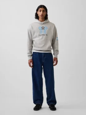 FIFA Dünya Kupası™ Vintagesoft Havlu Kumaş Oversized Kapüşonlu Sweatshirt