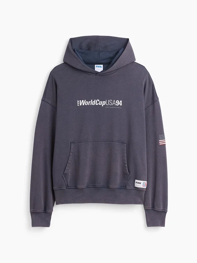 FIFA Dünya Kupası™ Vintagesoft Havlu Kumaş Oversized Kapüşonlu Sweatshirt