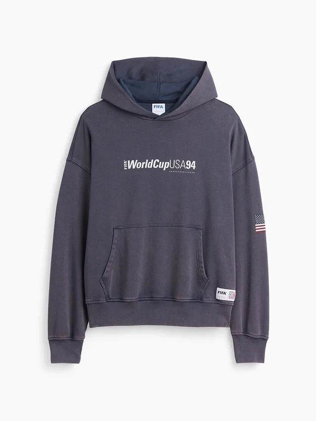 FIFA Dünya Kupası™ Vintagesoft Havlu Kumaş Oversized Kapüşonlu Sweatshirt