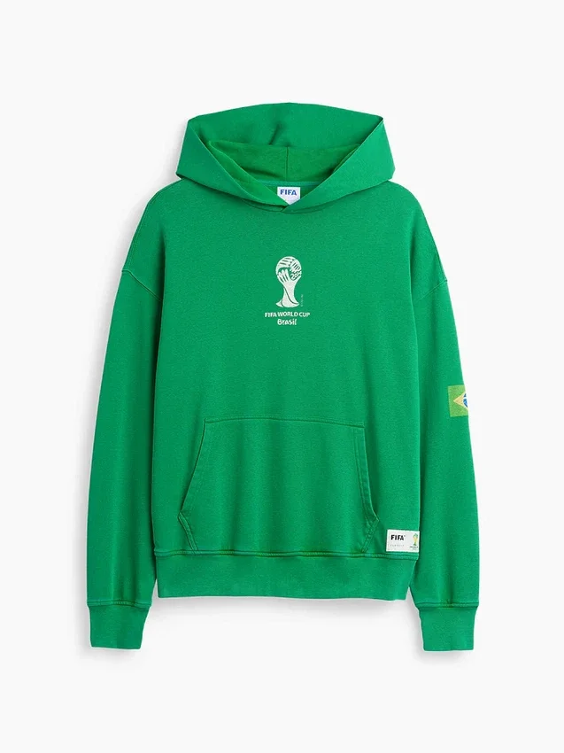 FIFA Dünya Kupası™ Vintagesoft Havlu Kumaş Oversized Kapüşonlu Sweatshirt