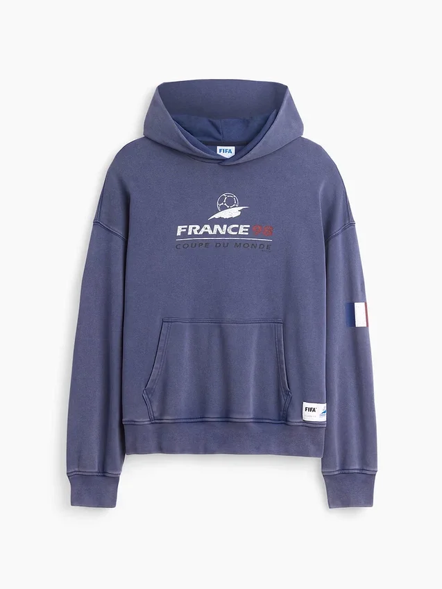 FIFA Dünya Kupası™ Vintagesoft Havlu Kumaş Oversized Kapüşonlu Sweatshirt