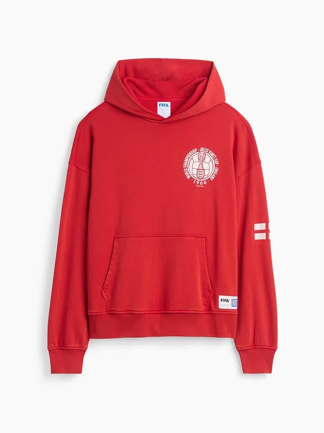FIFA Dünya Kupası™ Vintagesoft Havlu Kumaş Oversized Kapüşonlu Sweatshirt