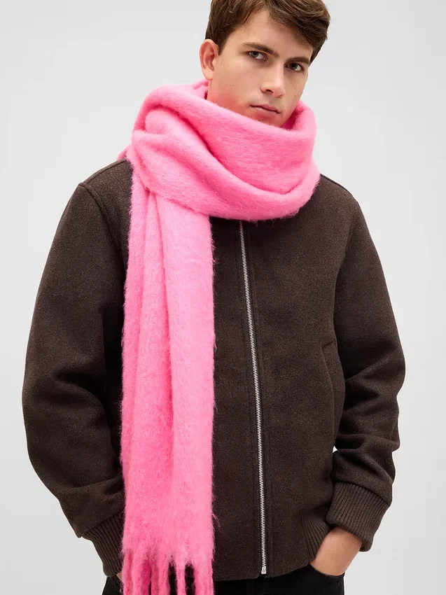 Fırçalanmış Saçaklı Atkı