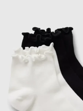 Fırfırlı Ayak Bileği Çorapları (2’li Paket)