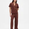 Fırfırlı Pijama Gömleği