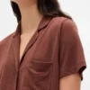 Fırfırlı Pijama Gömleği