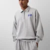 GAP × Awake Ny Ağır Dokuma Oversized Çeyrek Fermuarlı Kazak