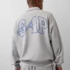 GAP × Awake Ny Ağır Dokuma Oversized Çeyrek Fermuarlı Kazak