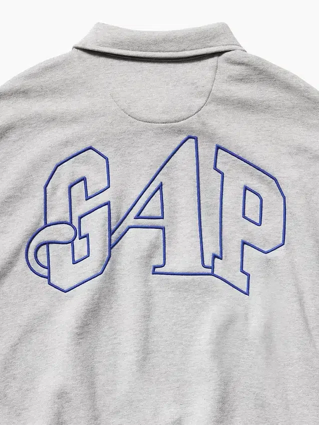 GAP × Awake Ny Ağır Dokuma Oversized Çeyrek Fermuarlı Kazak