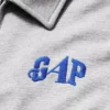 GAP × Awake Ny Ağır Dokuma Oversized Çeyrek Fermuarlı Kazak