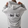 Gap × Awake Ny Ağır Dokuma Oversized Logolu Fermuarlı Kapüşonlu Sweatshirt