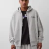 Gap × Awake Ny Ağır Dokuma Oversized Logolu Fermuarlı Kapüşonlu Sweatshirt